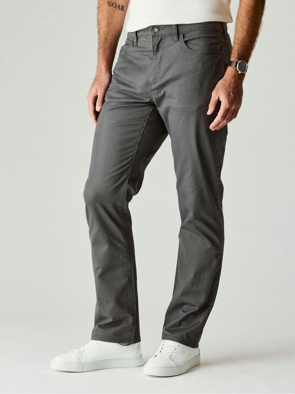 Flint and Tender‎ gray straight fit pants size 34 x 30